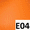 oranžová E04